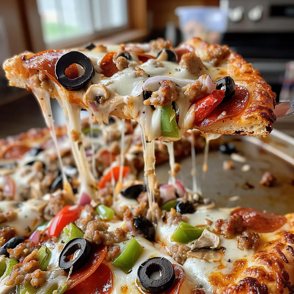 Supreme Pizza That's Loaded with Flavor and Easy to Make 😍🍕 15 k6