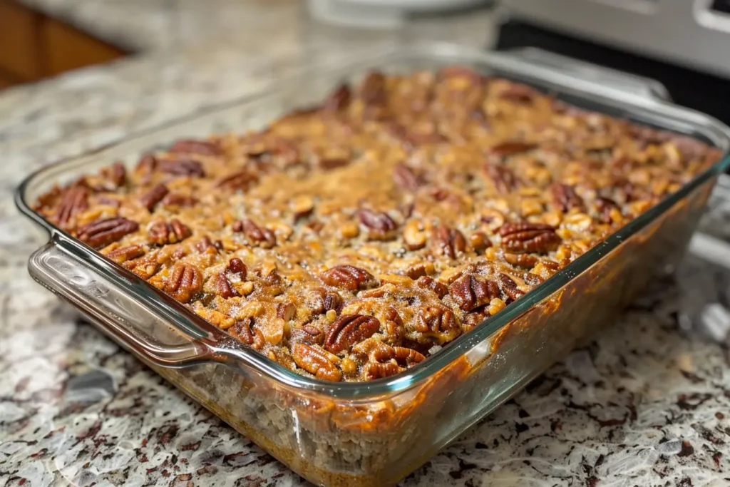 pecan pie dump cake