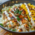 Street Corn Chicken Rice Bowl