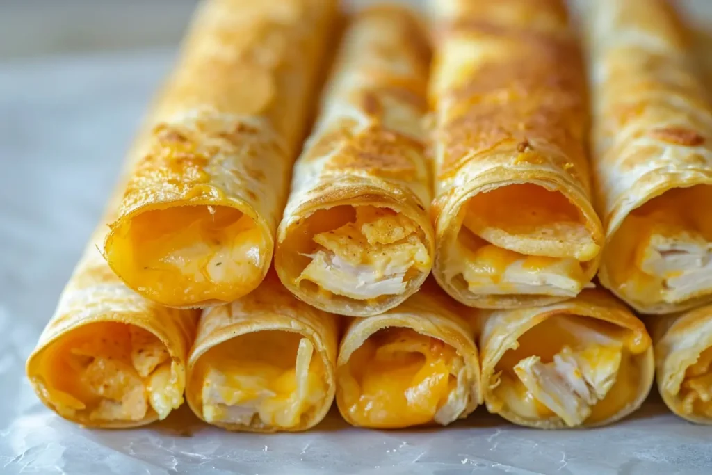 chicken and cheese crispitos