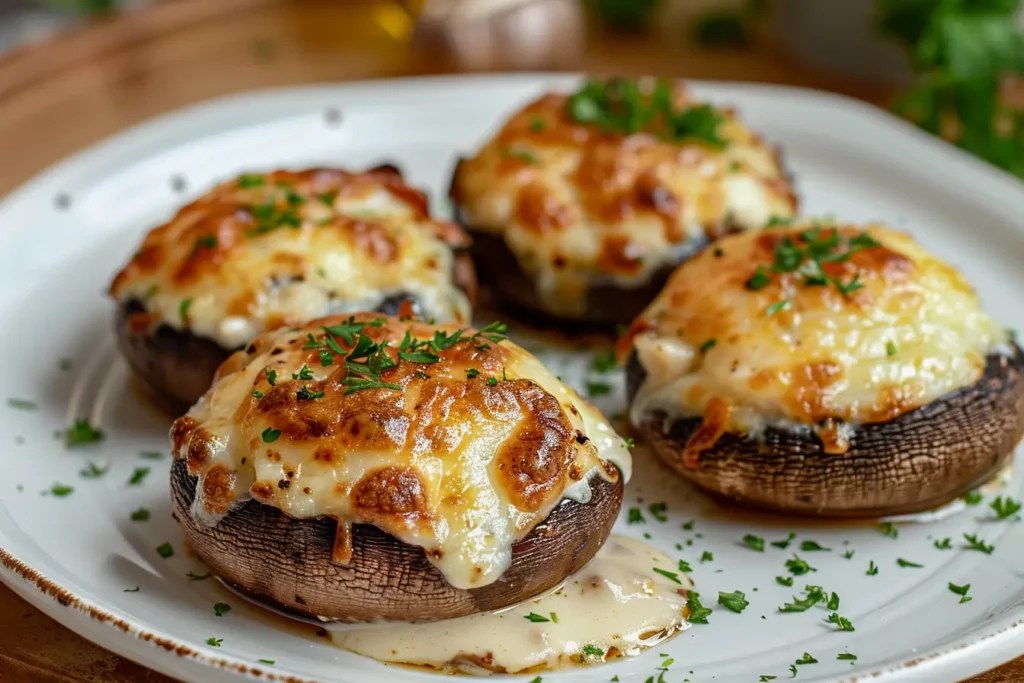 longhorn stuffed mushrooms