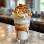 caramel ribbon crunch frappuccino