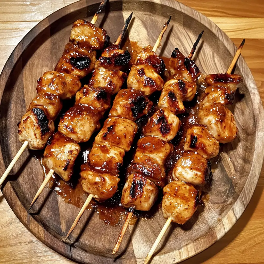 Honey BBQ Grilled Chicken Skewers | Smoky & Delicious π₯ 6 Honey BBQ Grilled Chicken Skewers 3