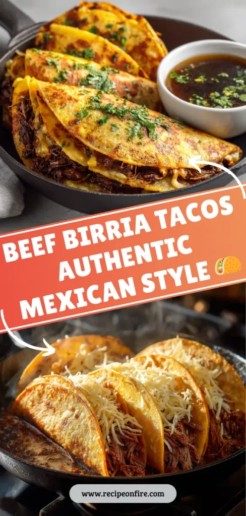 BEEF BIRRIA TACOS AUTHENTIC MEXICAN STYLE ๐ฎ 3 For RecipeOnFire 2 4