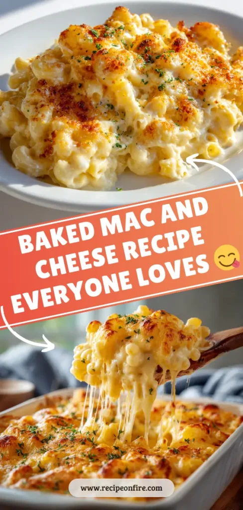BAKED MAC AND CHEESE RECIPE EVERYONE LOVES 🧀 3 For RecipeOnFire 5