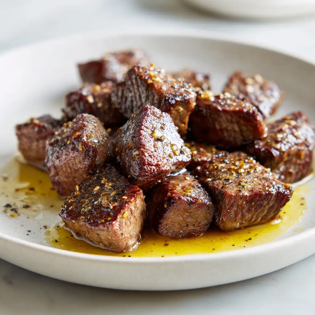 GARLIC BUTTER STEAK BITES RECIPE YOUβLL MAKE ON REPEAT π 5 Garlic Butter Steak Bites Recipe 4