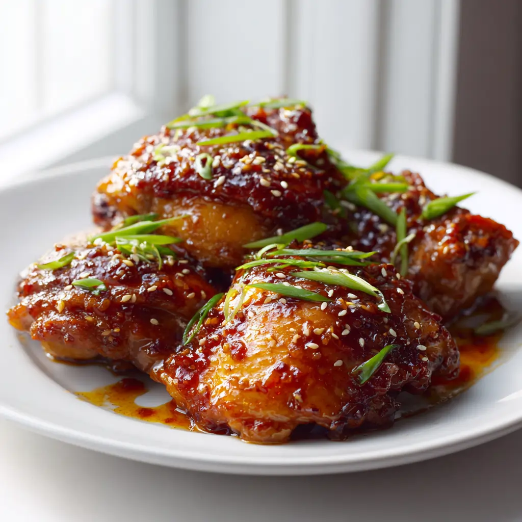 HONEY CHILI GARLIC SAUCE CHICKEN THIGHS RECIPE π― 4 Honey chili garlic sauce Chicken Thighs Recipe 2