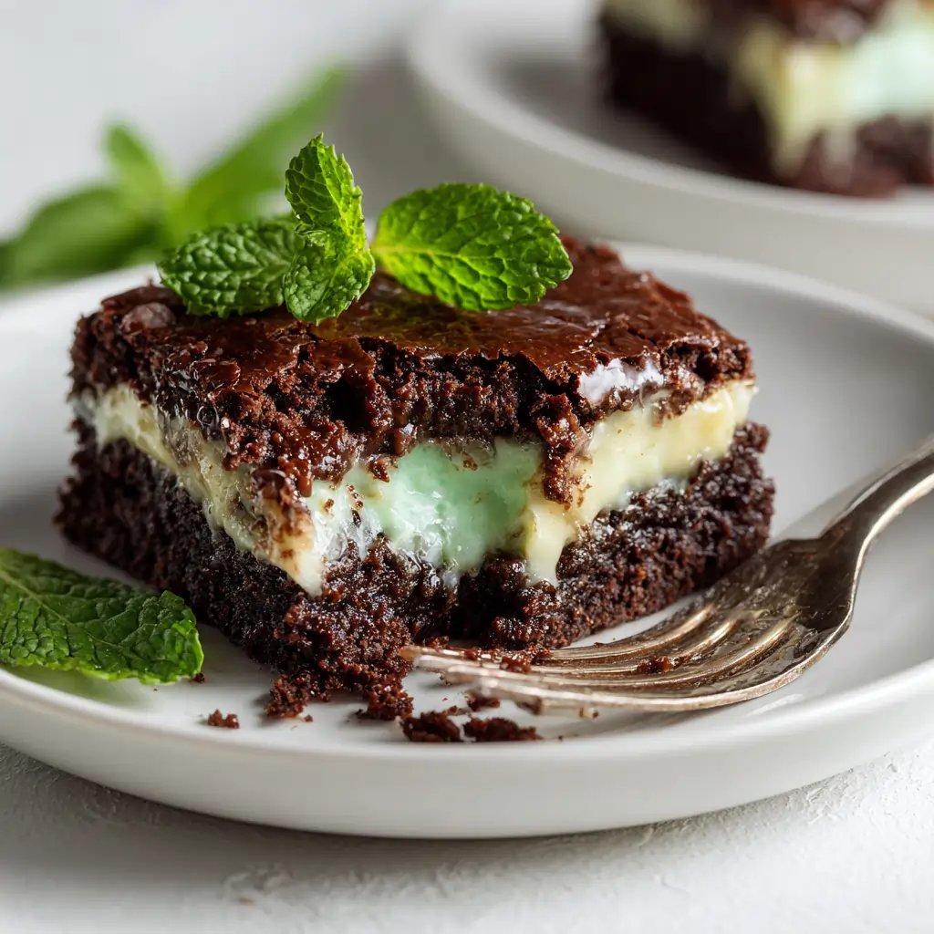 Mint Chocolate Brownies For St Patrick's Day π 5 Mint Chocolate Brownies 3